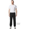 image:imageGildan Adult Fleece Elastic Bottom Sweatpants Style G18200Black