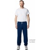 image:imageGildan Adult Fleece Elastic Bottom Sweatpants Style G18200Navy