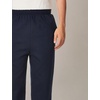 image:imageGildan Adult Fleece Elastic Bottom Sweatpants with Pockets Style G18100Navy