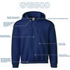 image:imageGildan Adult Fleece Hoodie Sweatshirt Style G18500 MultipackNavy 1pack