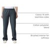 image:imageGildan Adult Fleece Open Bottom Sweatpants with Pockets Style G18300Dark Heather