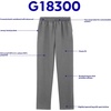 image:imageGildan Adult Fleece Open Bottom Sweatpants with Pockets Style G18300Navy