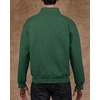 image:imageGildan Adult Fleece QuarterZip Cadet Collar Sweatshirt Style G18800Black