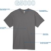 image:imageGildan Adult Heavy Cotton TShirt Style G5000Charcoal