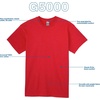 image:imageGildan Adult Heavy Cotton TShirt Style G5000Red