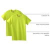 image:imageGildan Adult Heavy Cotton TShirt Style G5000Safety Green