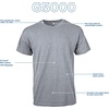 image:imageGildan Adult Heavy Cotton TShirt Style G5000Sport Grey 10pack