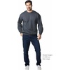 image:imageGildan Adult Softstyle Crewneck Sweatshirt Style GSF000Dark Heather