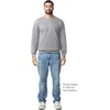 image:imageGildan Adult Softstyle Crewneck Sweatshirt Style GSF000Sport Grey