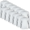 image:imageGildan Adult Ultra Cotton Long Sleeve TShirt Style G2400 MultipackAsh Grey