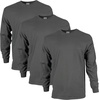 image:imageGildan Adult Ultra Cotton Long Sleeve TShirt Style G2400 MultipackCharcoal