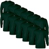 image:imageGildan Adult Ultra Cotton Long Sleeve TShirt Style G2400 MultipackForest Green