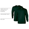 image:imageGildan Adult Ultra Cotton Long Sleeve TShirt Style G2400 MultipackForest Green