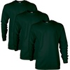 image:imageGildan Adult Ultra Cotton Long Sleeve TShirt Style G2400 MultipackForest Green