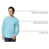 image:imageGildan Adult Ultra Cotton Long Sleeve TShirt Style G2400 MultipackLight Blue