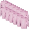 image:imageGildan Adult Ultra Cotton Long Sleeve TShirt Style G2400 MultipackLight Pink