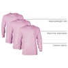 image:imageGildan Adult Ultra Cotton Long Sleeve TShirt Style G2400 MultipackLight Pink