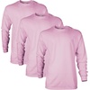 image:imageGildan Adult Ultra Cotton Long Sleeve TShirt Style G2400 MultipackLight Pink
