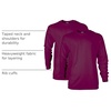 image:imageGildan Adult Ultra Cotton Long Sleeve TShirt Style G2400 MultipackMaroon