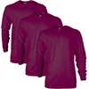 image:imageGildan Adult Ultra Cotton Long Sleeve TShirt Style G2400 MultipackMaroon