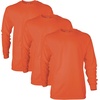 image:imageGildan Adult Ultra Cotton Long Sleeve TShirt Style G2400 MultipackOrange