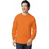 image:imageGildan Adult Ultra Cotton Long Sleeve TShirt Style G2400 MultipackS Orange 3pack