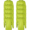 image:imageGildan Adult Ultra Cotton Long Sleeve TShirt Style G2400 MultipackSafety Green