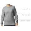 image:imageGildan Adult Ultra Cotton Long Sleeve TShirt Style G2400 MultipackSport Grey