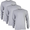 image:imageGildan Adult Ultra Cotton Long Sleeve TShirt Style G2400 MultipackSport Grey