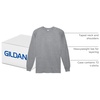 image:imageGildan Adult Ultra Cotton Long Sleeve TShirt Style G2400 MultipackSport Grey