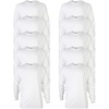 image:imageGildan Adult Ultra Cotton Long Sleeve TShirt Style G2400 MultipackWhite