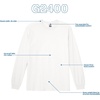 image:imageGildan Adult Ultra Cotton Long Sleeve TShirt Style G2400 MultipackWhite