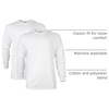 image:imageGildan Adult Ultra Cotton Long Sleeve TShirt Style G2400 MultipackWhite