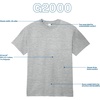 image:imageGildan Adult Ultra Cotton TShirt Style G2000 MultipackAsh Grey