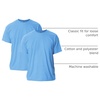image:imageGildan Adult Ultra Cotton TShirt Style G2000 MultipackCarolina Blue