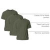 image:imageGildan Adult Ultra Cotton TShirt Style G2000 MultipackMilitary Green