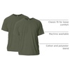 image:imageGildan Adult Ultra Cotton TShirt Style G2000 MultipackMilitary Green