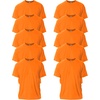 image:imageGildan Adult Ultra Cotton TShirt Style G2000 MultipackSafety Orange