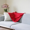 image:imageGildan Heavy Blend Fleece Blanket Style G18900 Black 50 x 60Red