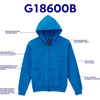 image:imageGildan Kids Full Zip Hoodie Sweatshirt Style G18600BBlack