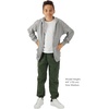 image:imageGildan Kids Full Zip Hoodie Sweatshirt Style G18600BSport Grey