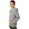 image:imageGildan Kids Full Zip Hoodie Sweatshirt Style G18600BSport Grey