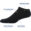 image:imageGildan Mens Active Cotton No Show Socks 10PackBlack