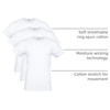 image:imageGildan Mens Cotton Stretch TShirts MultipackArtic White Crew 3pack