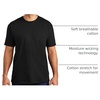 image:imageGildan Mens Cotton Stretch TShirts MultipackBlack Soot Crew 3pack