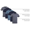 image:imageGildan Mens Crew TShirts Multipack Style G1100NavyHeather NavyIndigo Blue