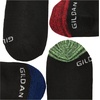 image:imageGildan Mens Polyester Half Cushion Ankle Socks 12PairsAssorted