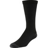 image:imageGildan Mens Polyester Half Cushion Crew Socks 12pairsBlack
