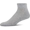 image:imageGildan Mens Polyester Half Cushion Low Cut Socks 12packGrey
