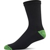 image:imageGildan Mens Polyester Half Cushion MidCrew Socks 12packAssorted